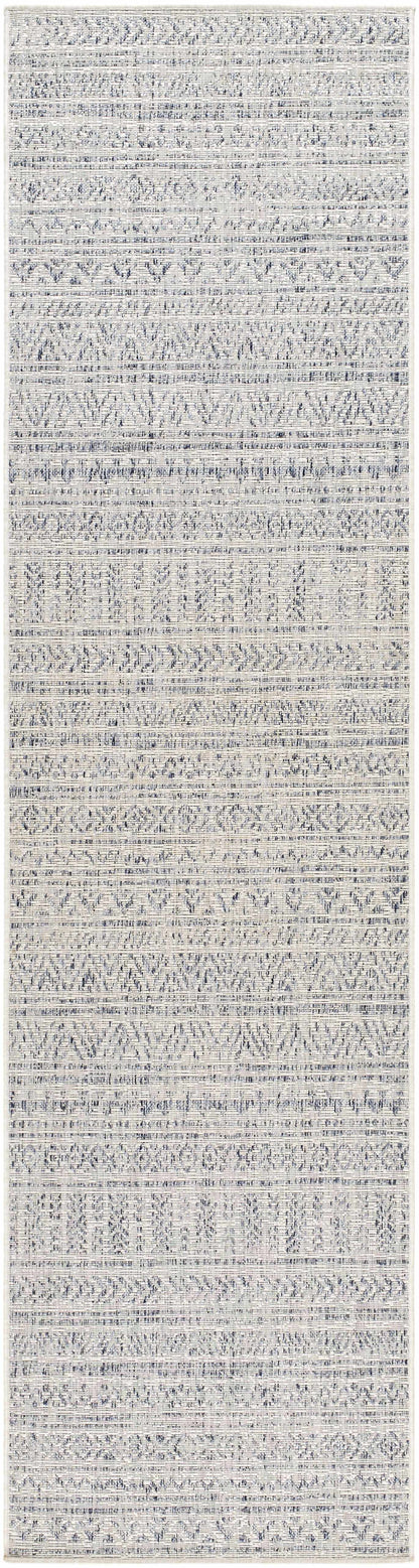 Novato Gray All Over Pattern Performance Outdoor Rug - Clearance