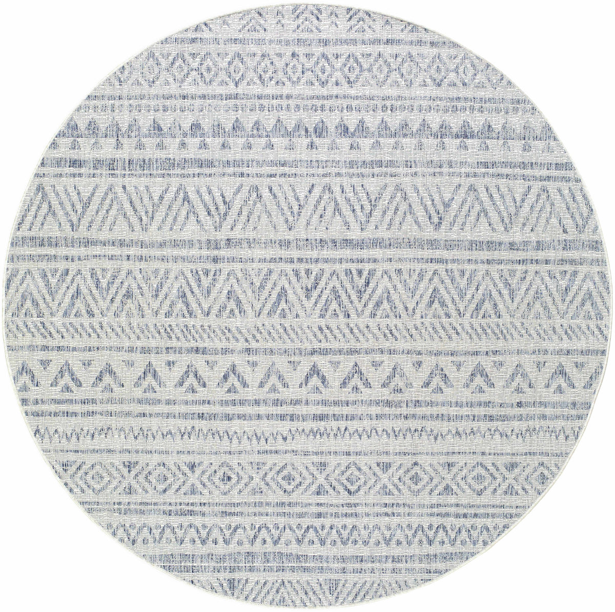 Novato Gray All Over Pattern Performance Outdoor Rug - Clearance