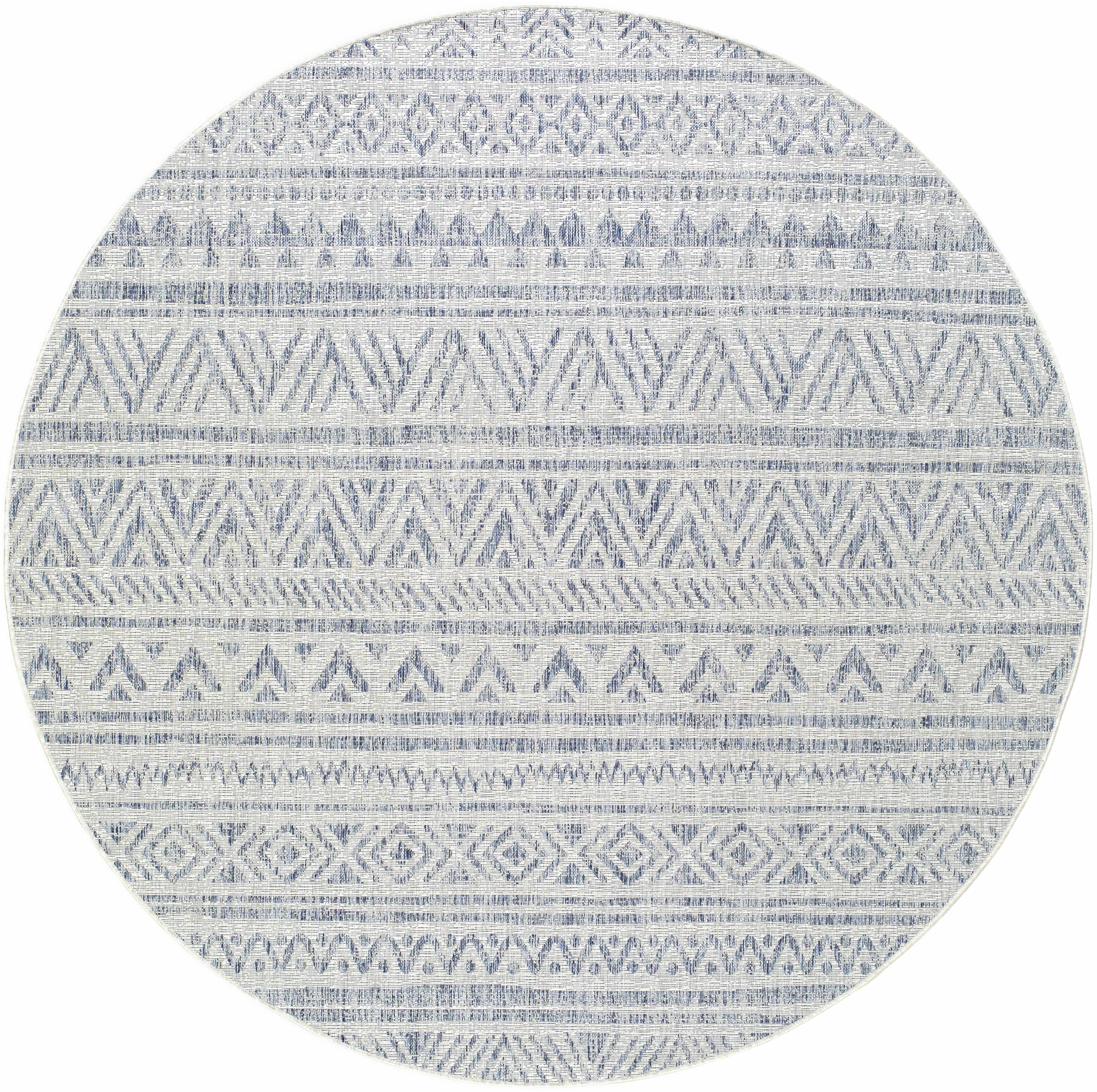 Novato Gray All Over Pattern Performance Outdoor Rug - Clearance