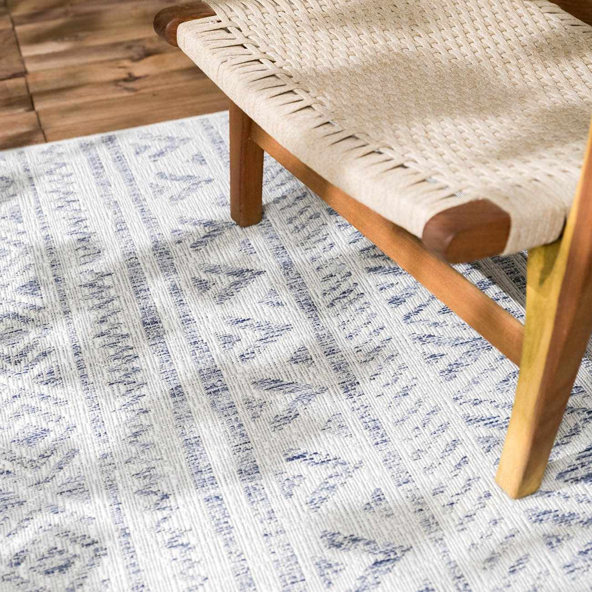 Novato Gray All Over Pattern Performance Outdoor Rug - Clearance
