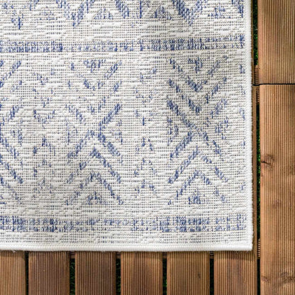Novato Gray All Over Pattern Performance Outdoor Rug - Clearance
