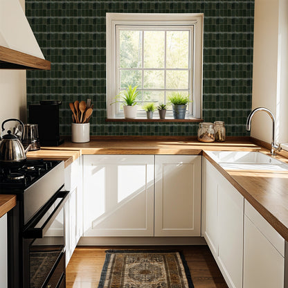 Tile I can DIY Wallpaper - 8 FT H X 11 FT W P&amp;S