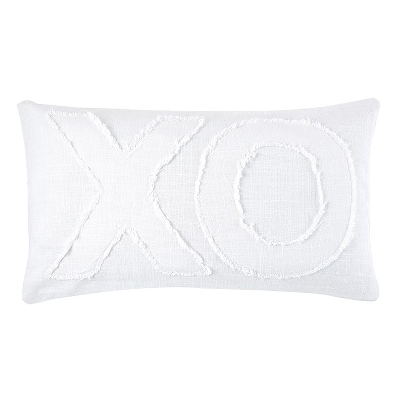 Lumbar Pillowcase - XO White