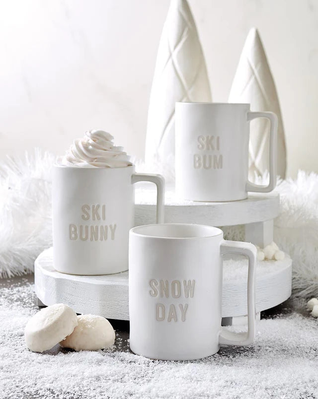 Tall Coffee Mug - Ski Bunny
