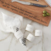 Ceramic Napkin Rings - Bon Appetit - Set of 4