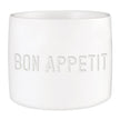 Ceramic Napkin Rings - Bon Appetit - Set of 4