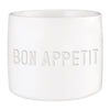 Ceramic Napkin Rings - Bon Appetit - Set of 4