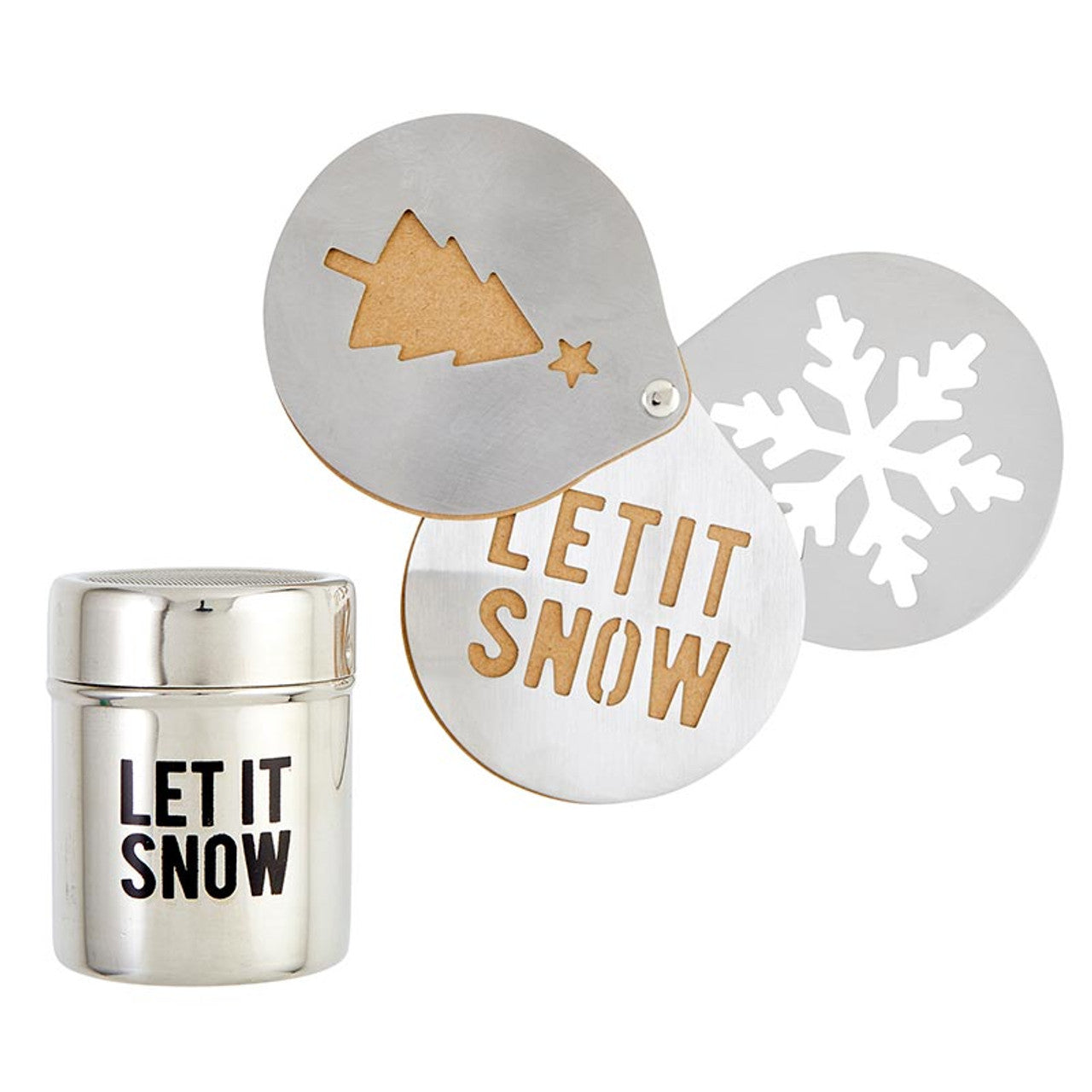 Holiday Stencils & Shaker Book Box - Let it Snow