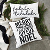 Holiday Throw Pillow - Merry Christmas