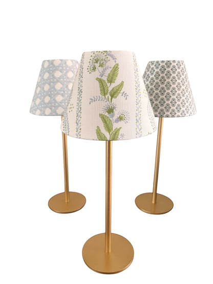 LED Lamp Shade Cover  | Blue Rattan