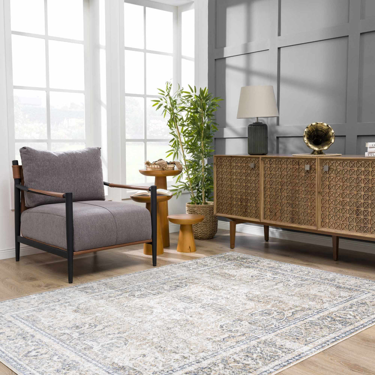 Arias Flat Pile Washable Rug