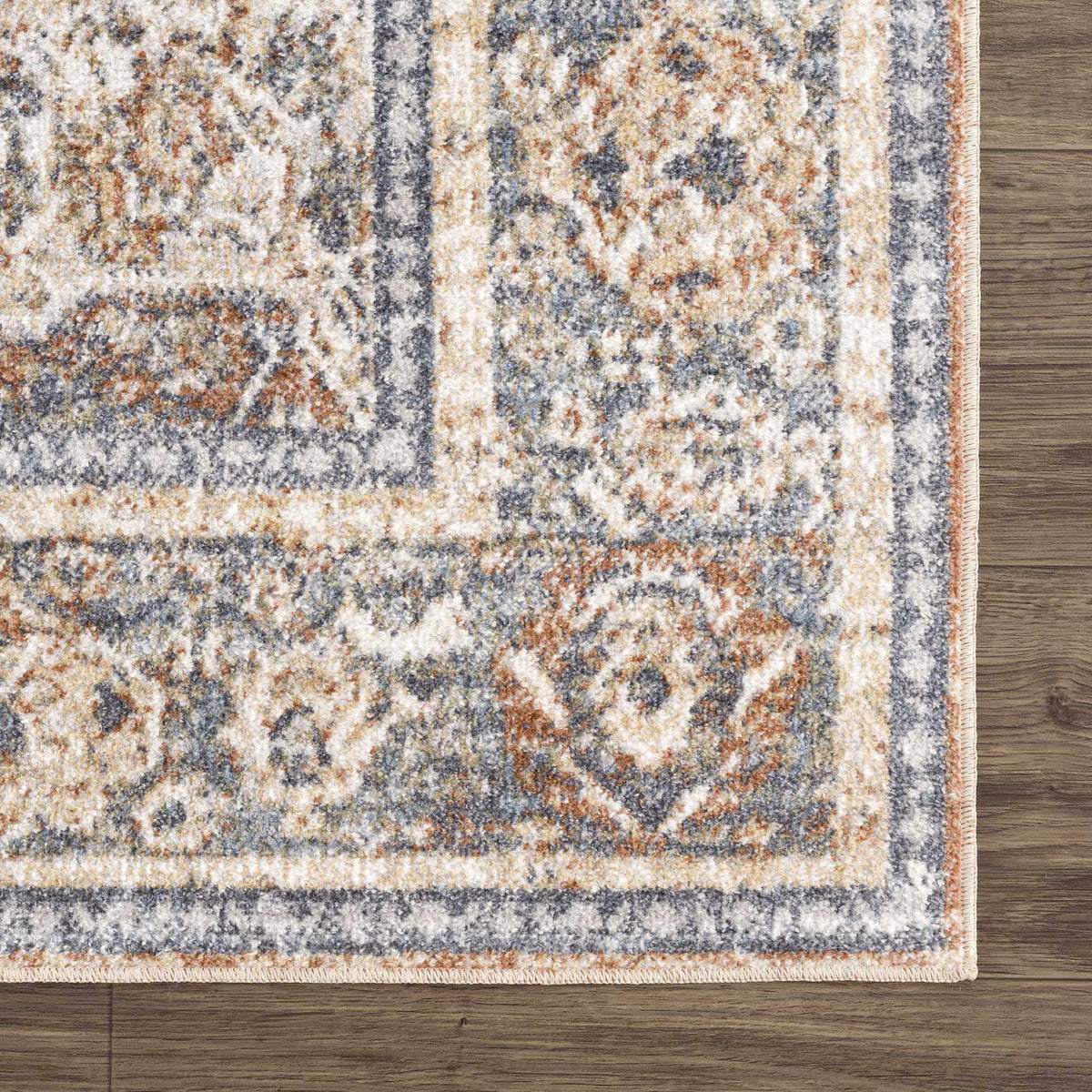 Arias Blue Flat Pile Washable Rug