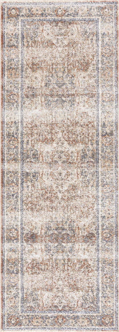 Arias Blue Flat Pile Washable Rug