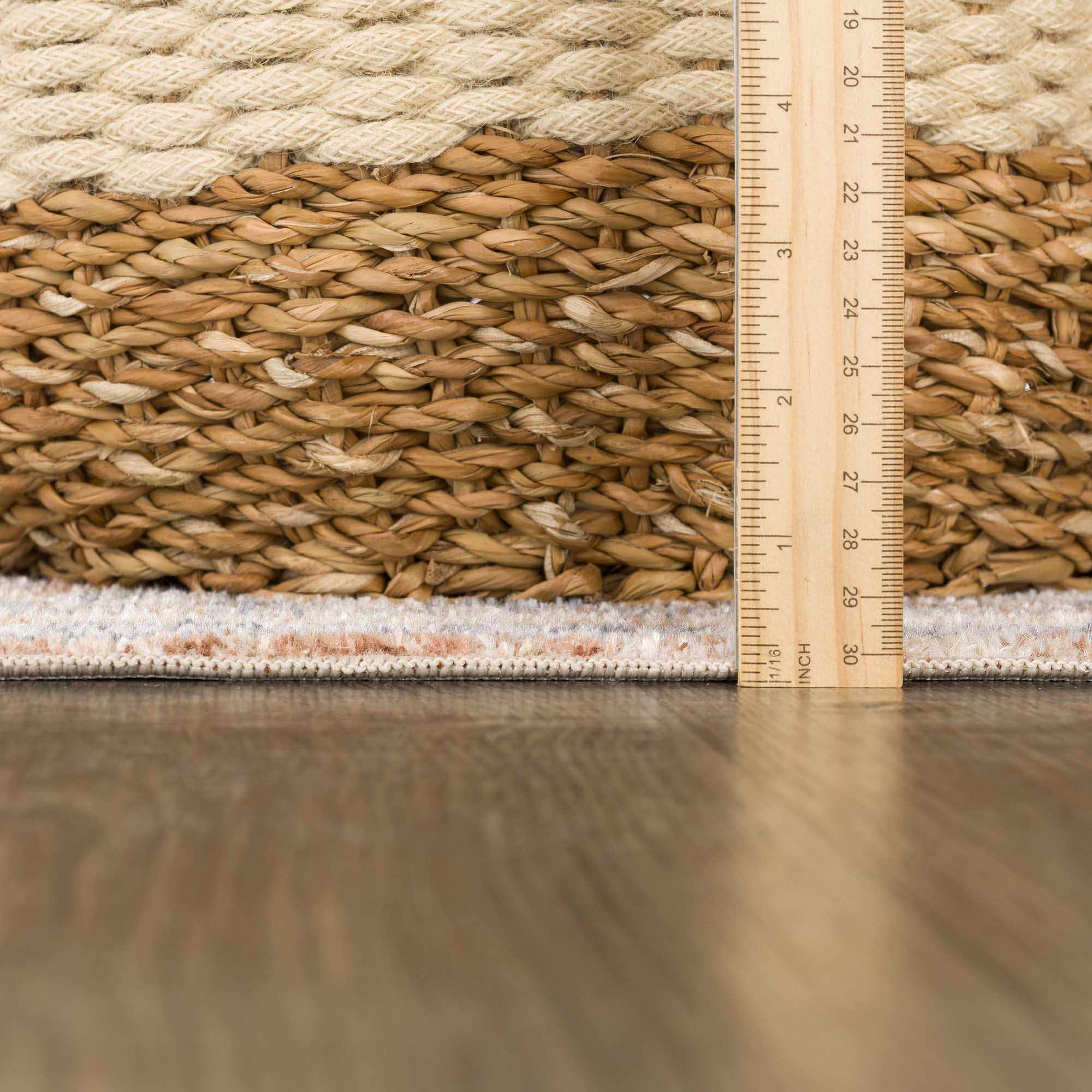 Arias Blue Flat Pile Washable Rug