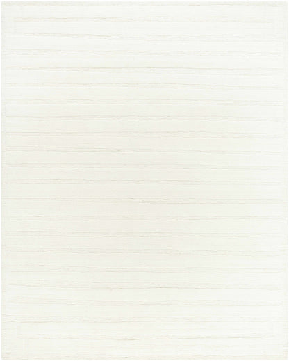 Aurex Cream Stepped Arch Art Deco Wool Handmade Area Rug - Clearance