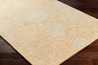 Lonoy 2x3 Small Coral Wool Carpet - Clearance