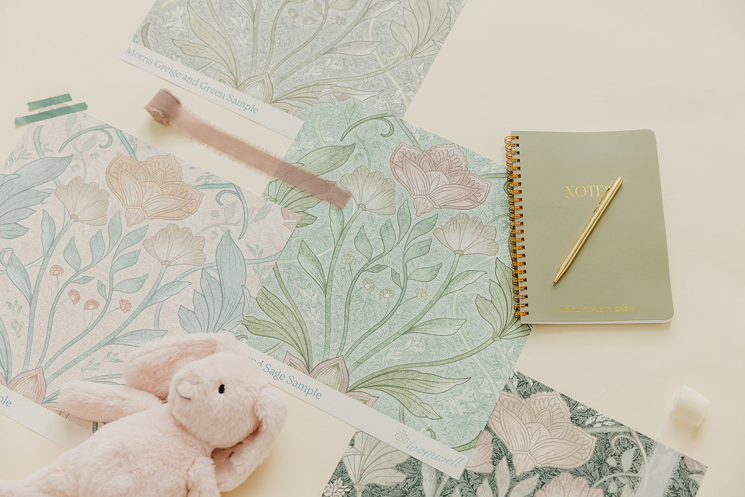 Morris Wallpaper by Aynsley Ovard x Bloomery Decor