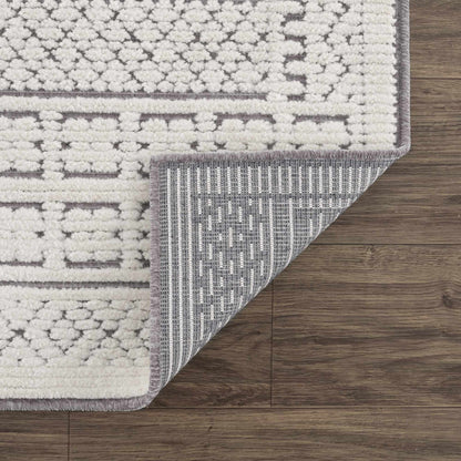 Bahar Cream &amp; Gray Washable Area Rug - Limited Edition
