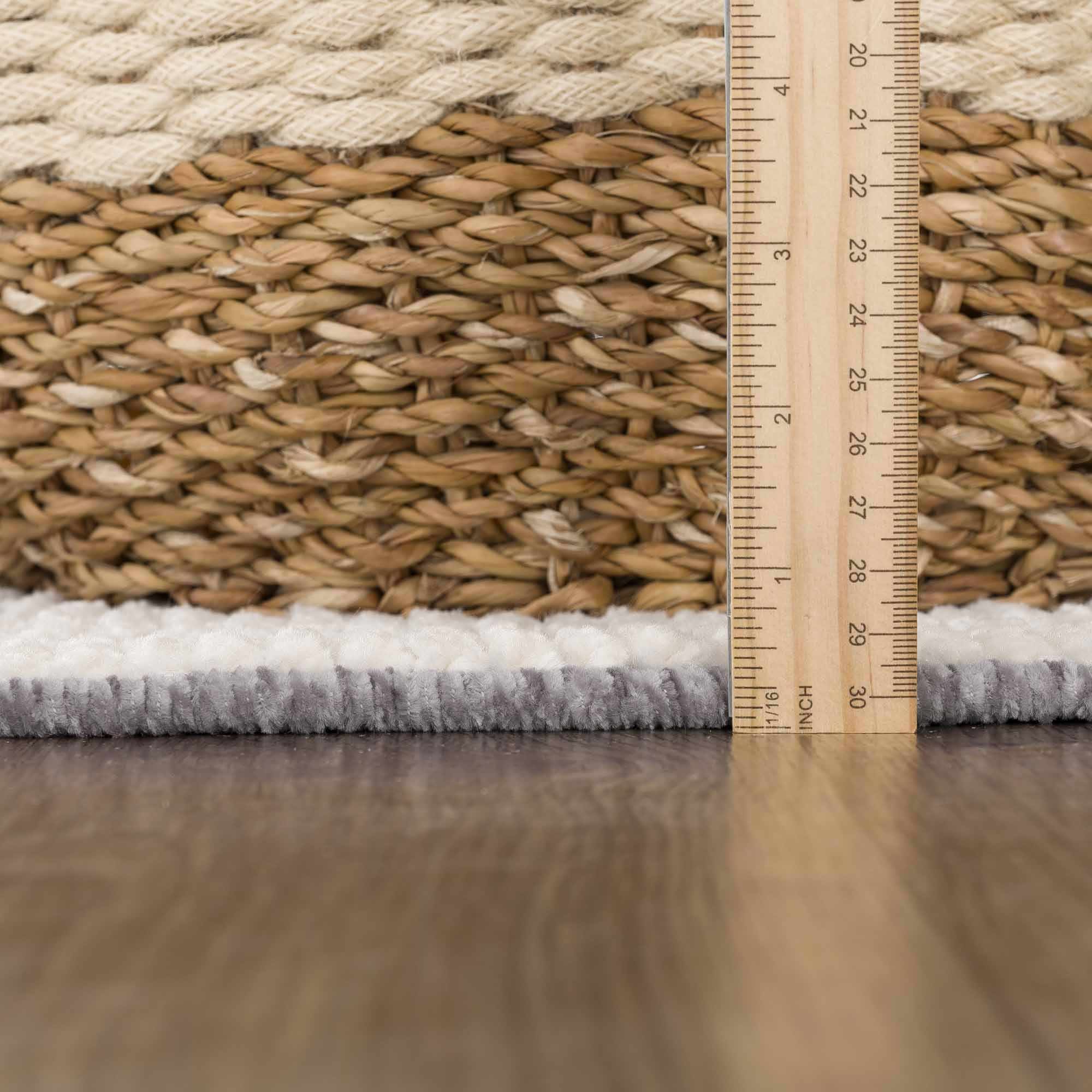 Bahar Cream &amp; Gray Washable Area Rug - Limited Edition