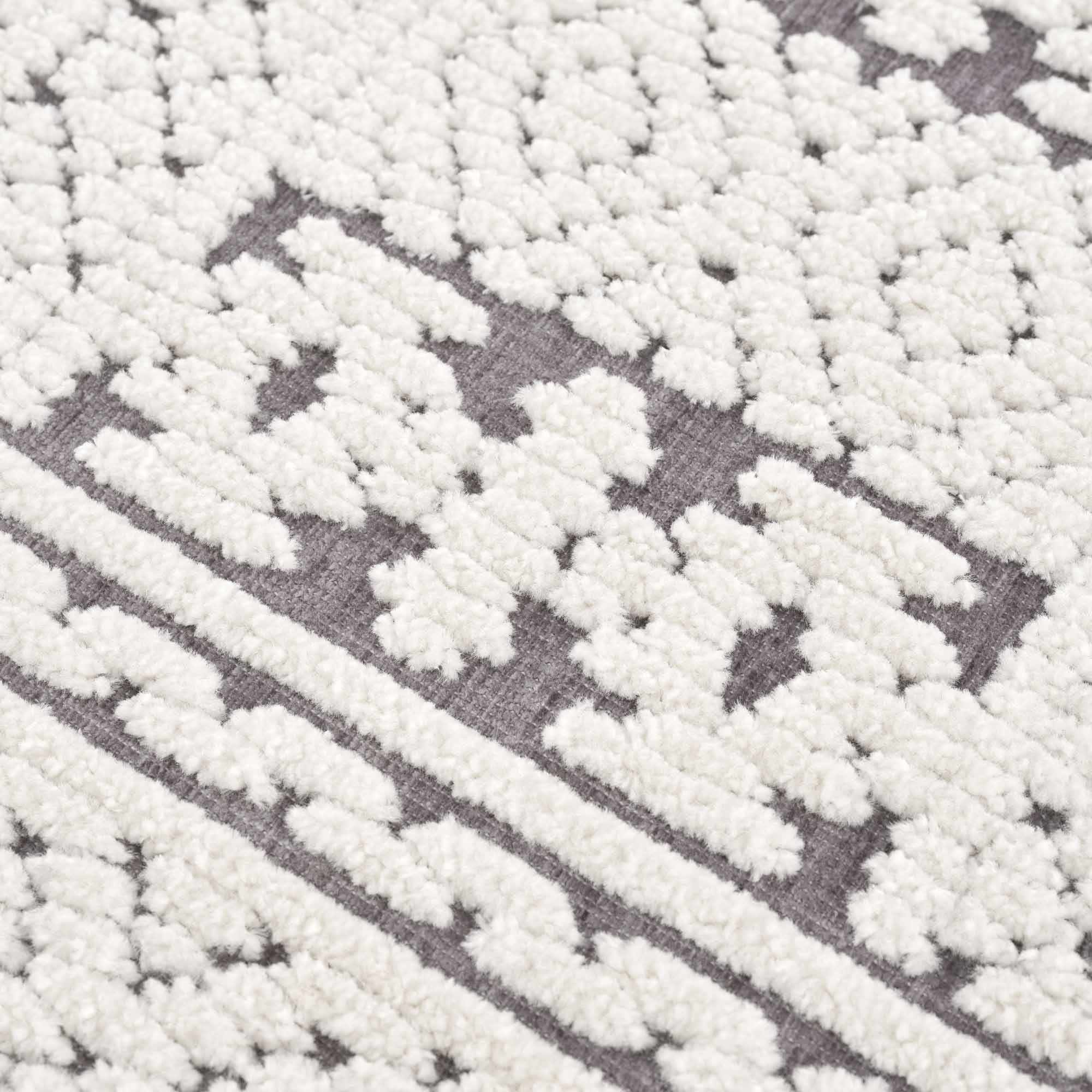 Bahar Cream &amp; Gray Washable Area Rug - Limited Edition