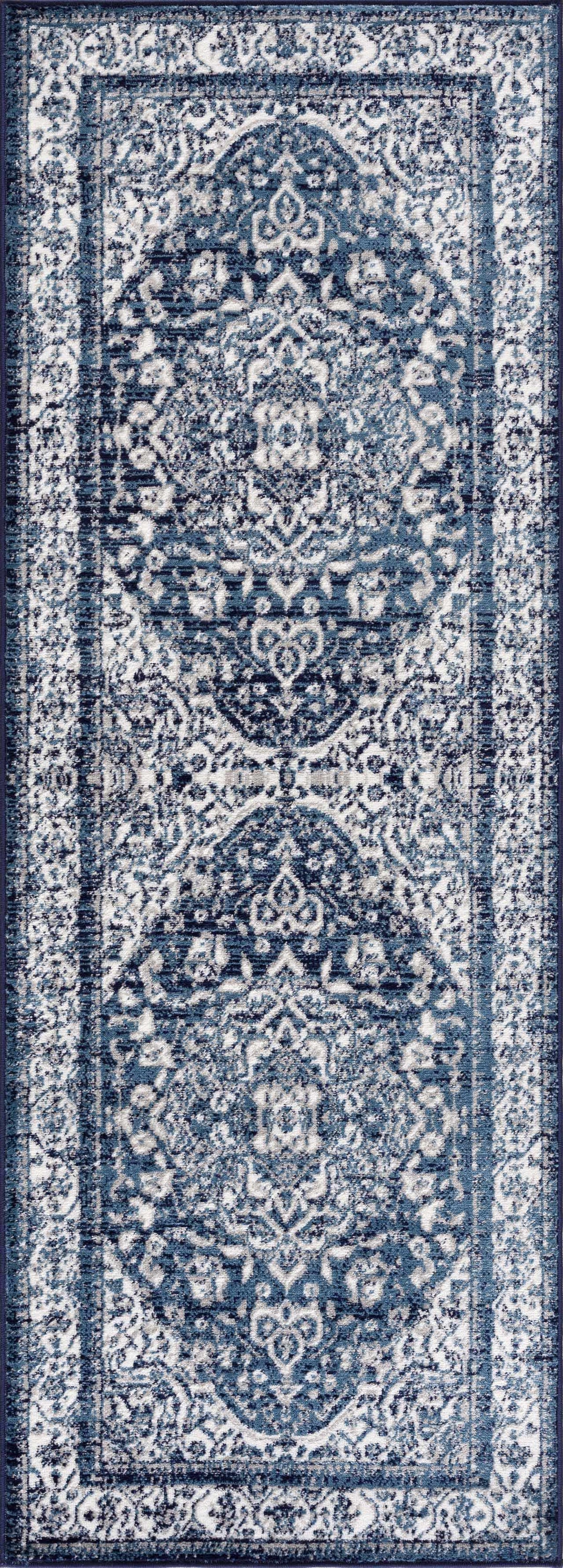 Billy Blue Medallion Rug