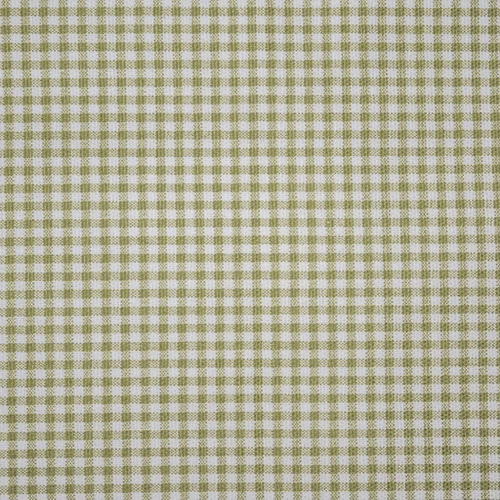 Madrid Natural Gingham Rocking Chair Cushions - Made in USA - 100% Cotton