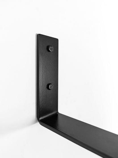 Thick Mahogany Board only (for Cascade Iron J Brackets) | Brackets fulfilled by Cascade Iron