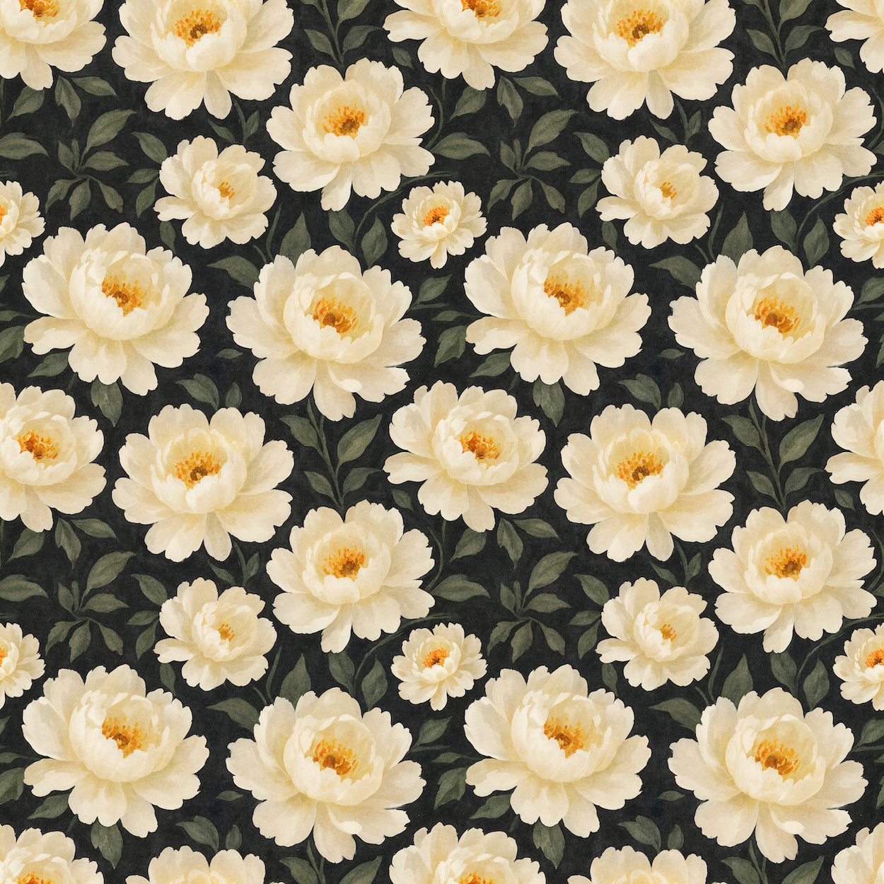 Moonlight Blooms Wallpaper