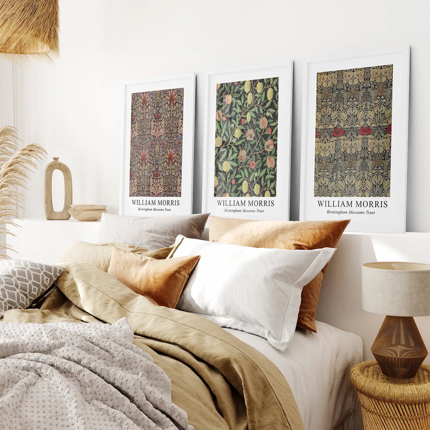 William Morris 3 Piece Wall Art Set Home Decor