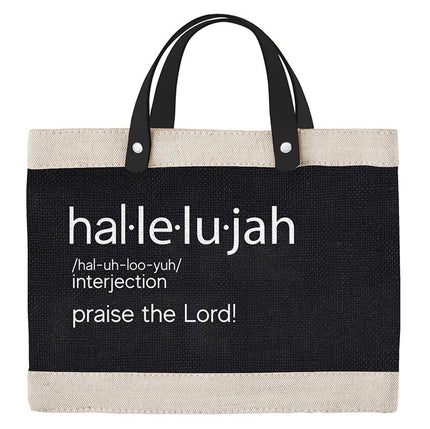 Mini Market Tote Bag - Hallelujah