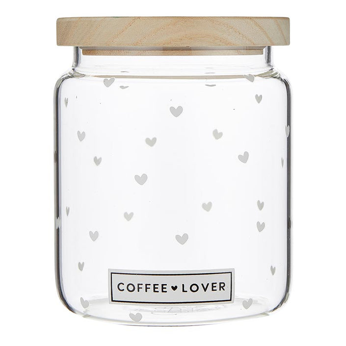 Glass Canister - Coffee Lover