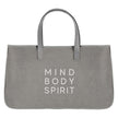 Grey Canvas Tote - Mind Body Spirit