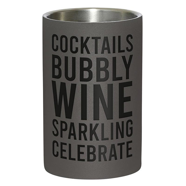 Stainless Wine Chiller - Cocktails Bubbly
