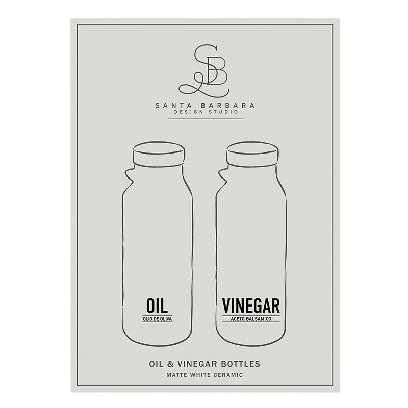 Matte Oil + Vinegar Bottles