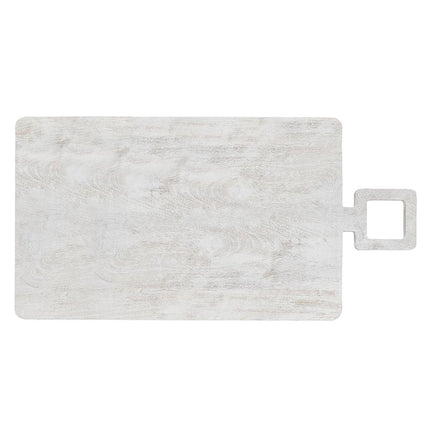 Square Handle Textured Board - Stone