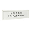 Wood Sign - Welcome To Paradise