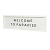 Wood Sign - Welcome To Paradise