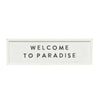 Wood Sign - Welcome To Paradise