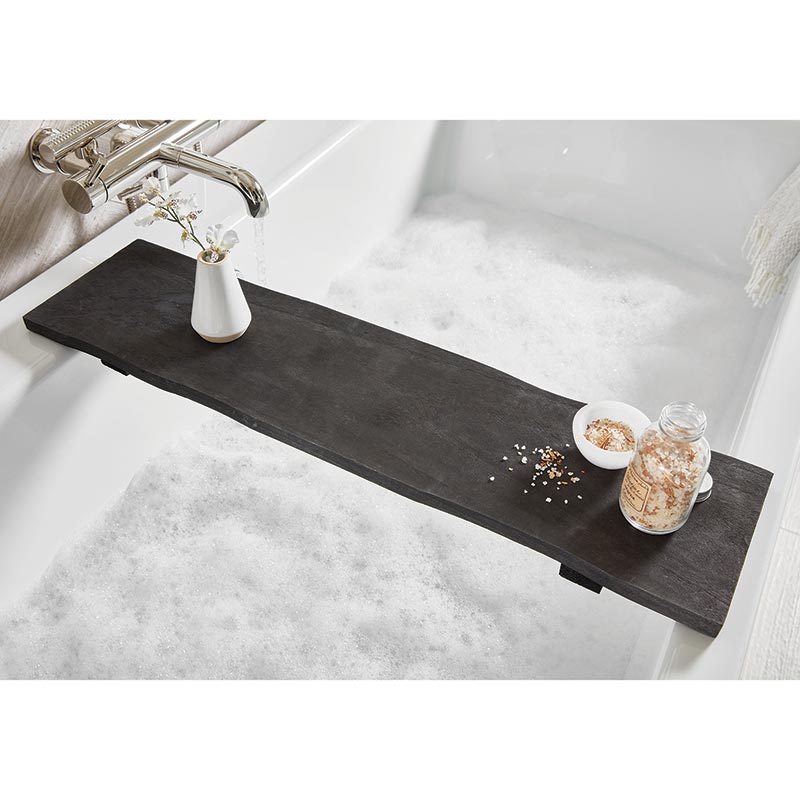 Organic Wood Bath Board - Black