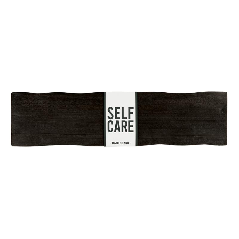 Organic Wood Bath Board - Black