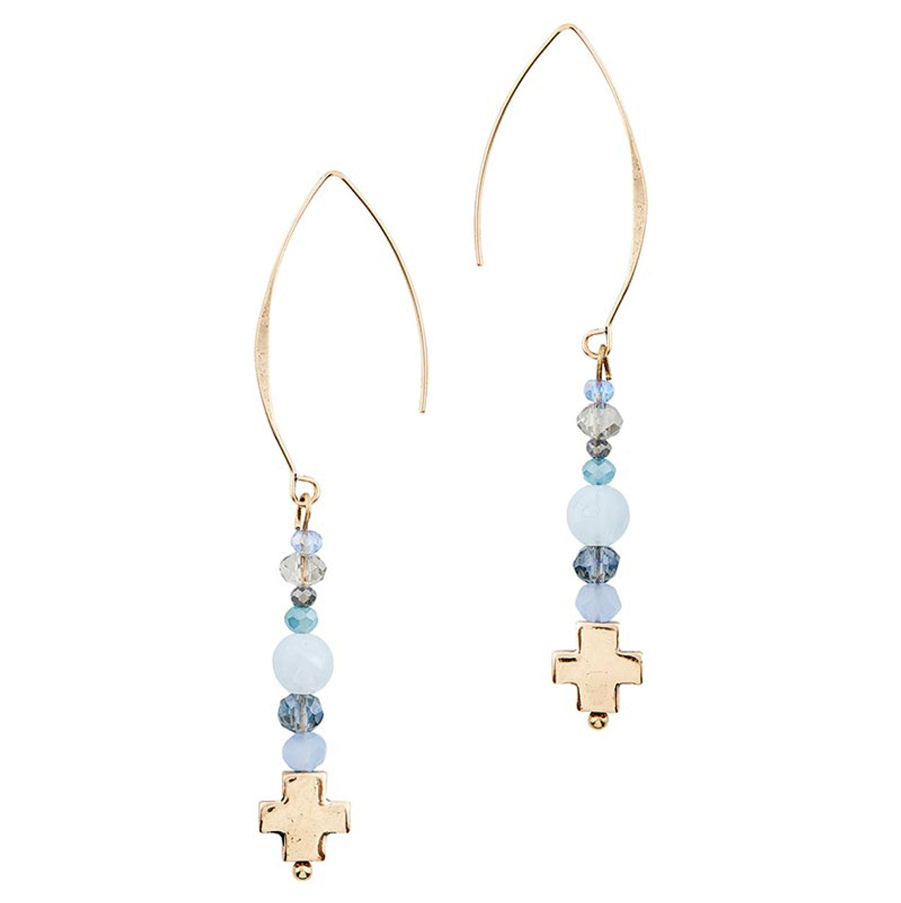 Emmanuel Earrings Set - Blue