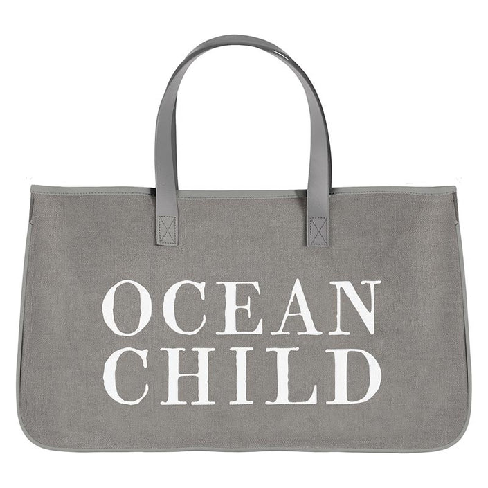 Grey Canvas Tote - Ocean Child