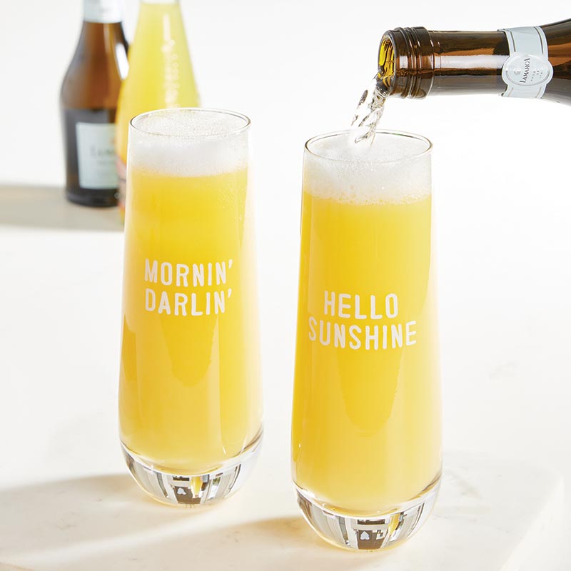 Mimosa Glass Set - Juice Cleanse