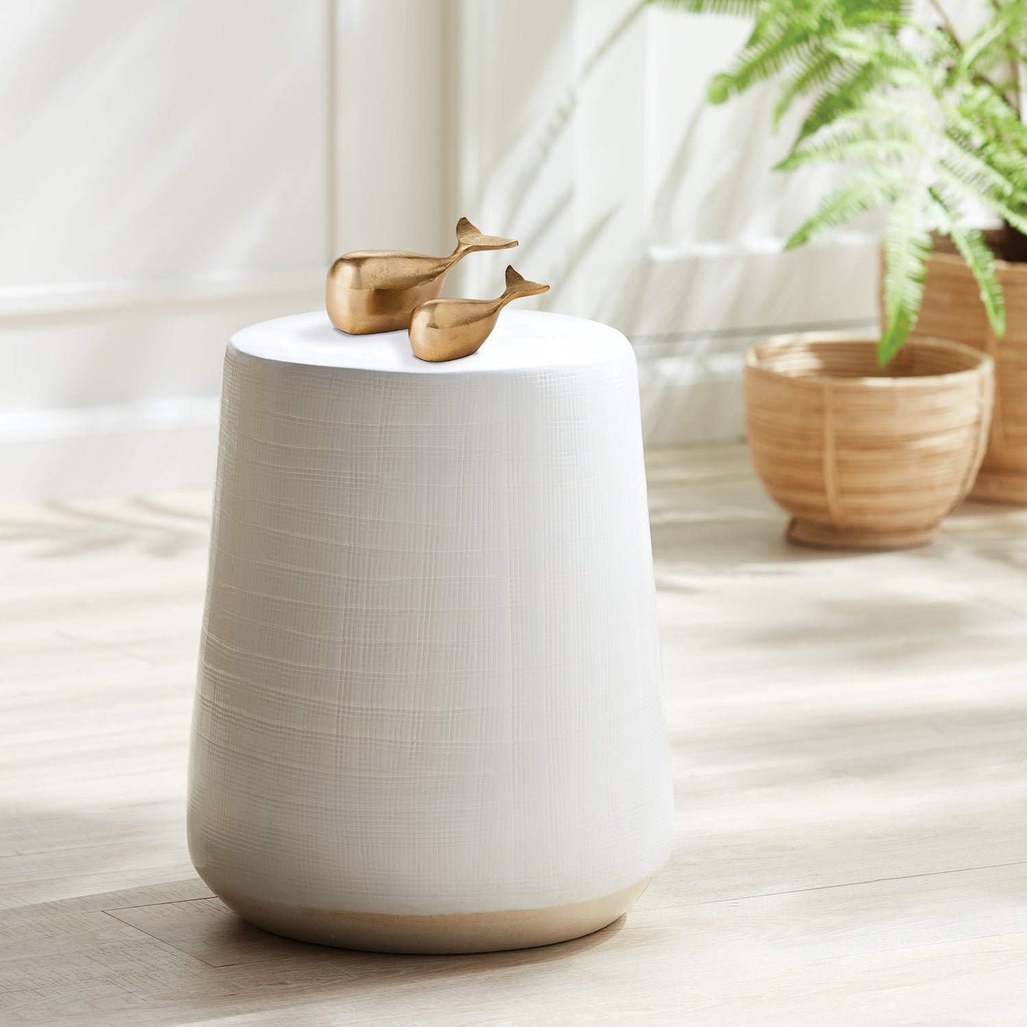 Moby Sculptures, Set of 2 - Gold