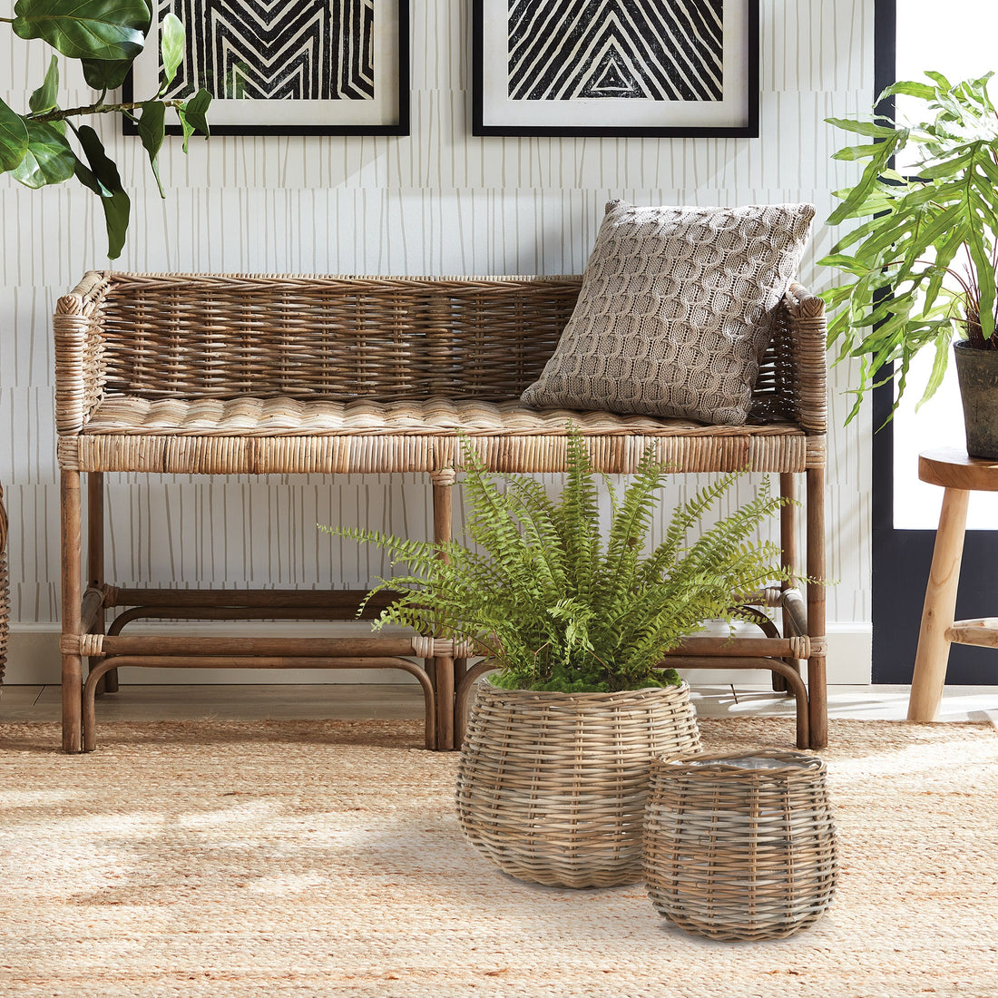 BRINLEY BASKETS, SET OF 2