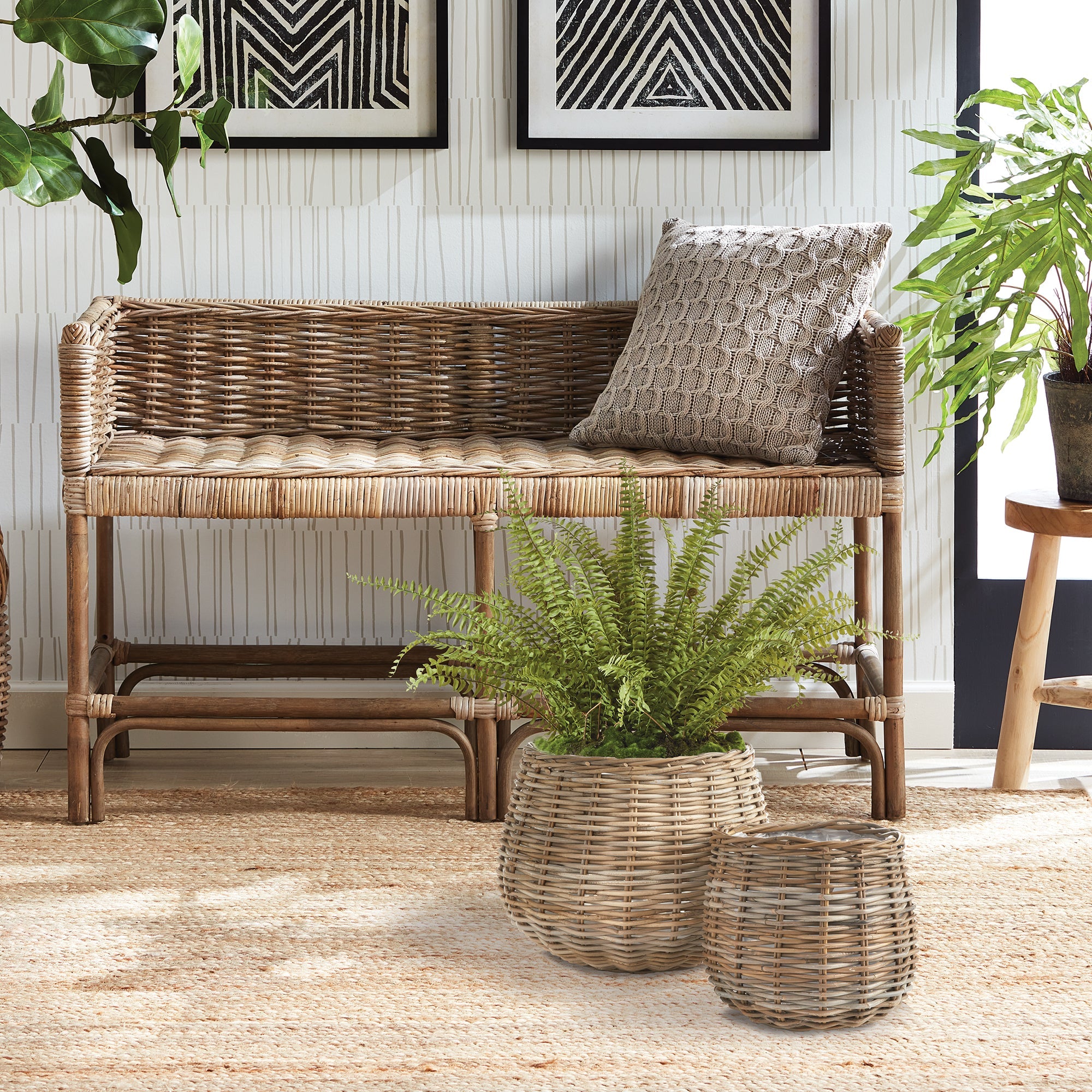 BRINLEY BASKETS, SET OF 2