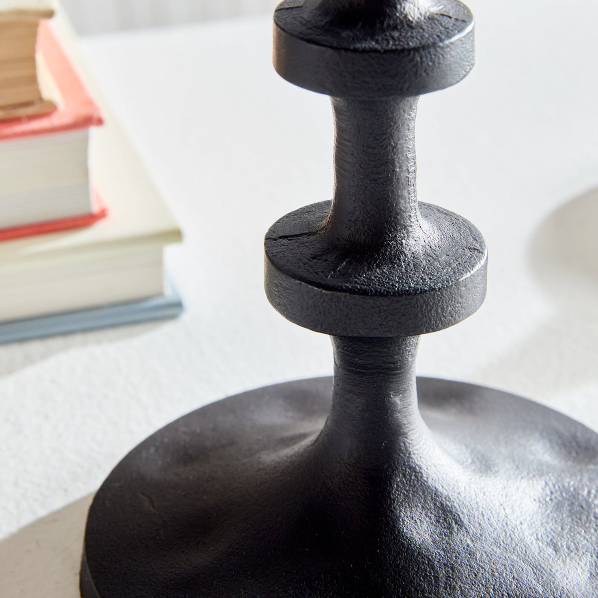 ABACUS PETITE CANDLE STANDS, SET OF 2 (Black bronze)