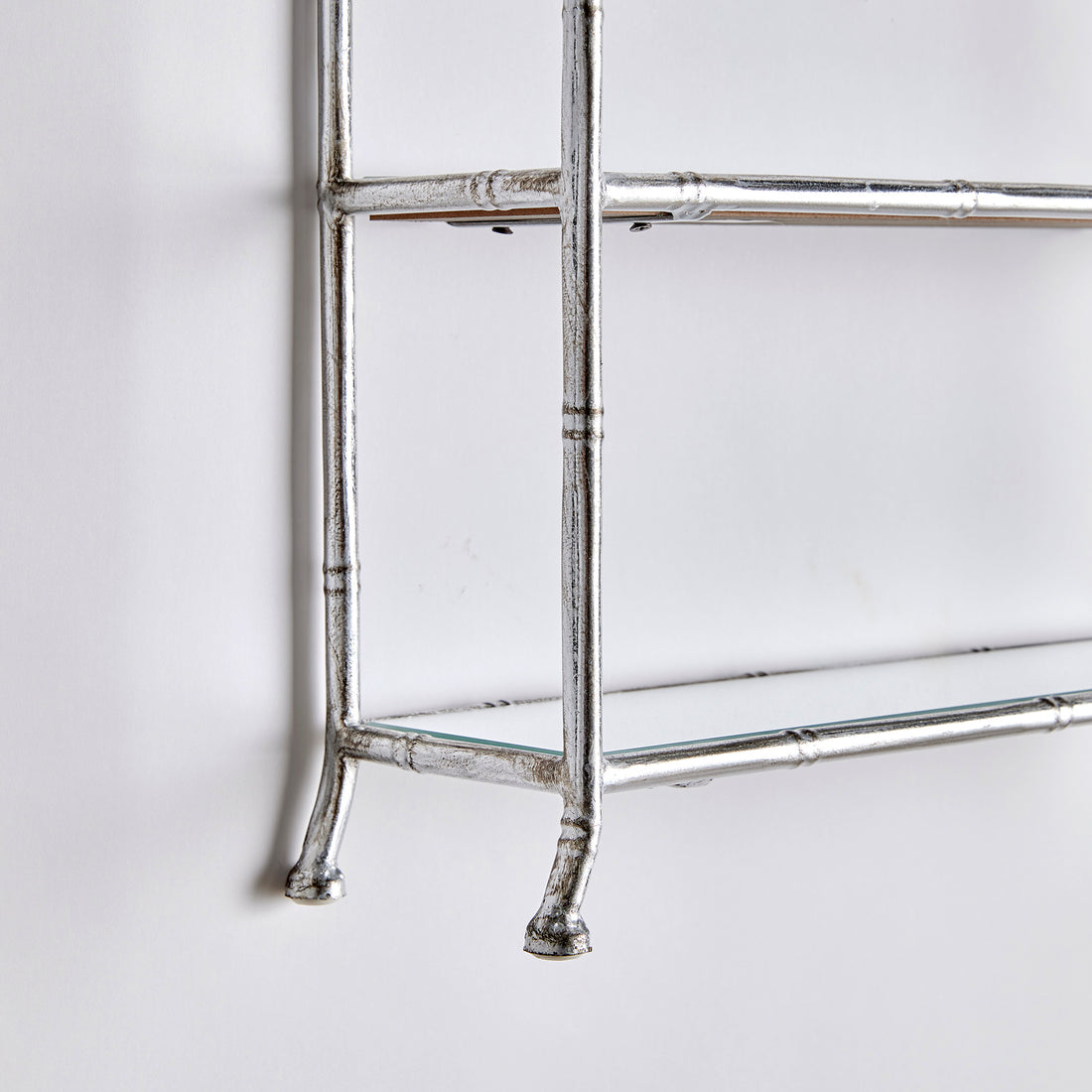 Daphne 2-Tier Curio Shelf - Silver