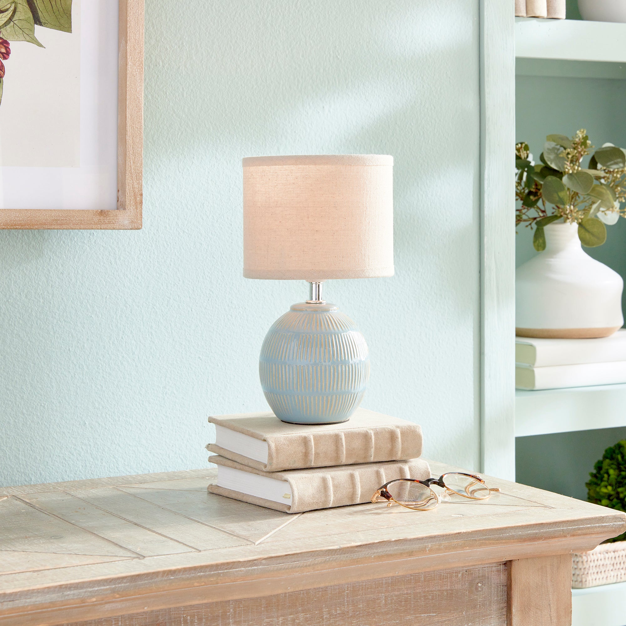 Antoni Mini Lamp- Soft Blue