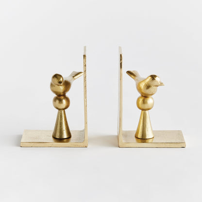 BIRDSONG BOOKENDS, SET OF 2